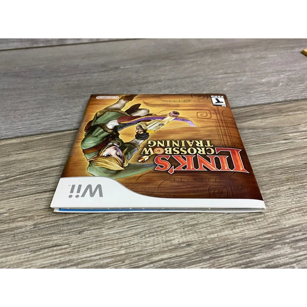 Nintendo Wii Links Crossbow Training Zelda Game Cardboard Sleeve‎ NTSC 2007
